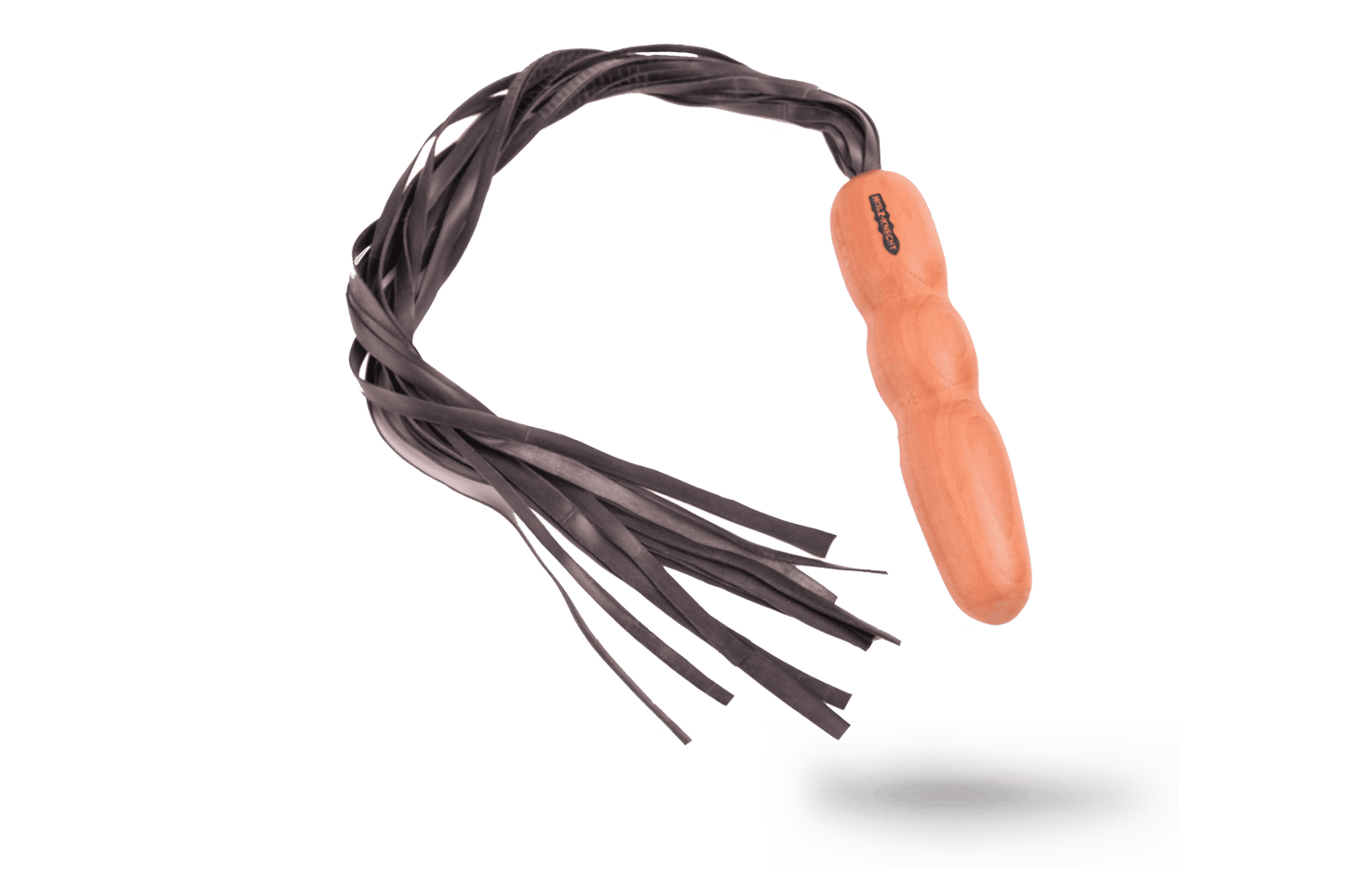 Knechtholz Peitsche Flogger – Summsi Edition aus Eichenholz, Dildo handgefertigt mit weichen Lederbändern für vielseitige Stimulation.