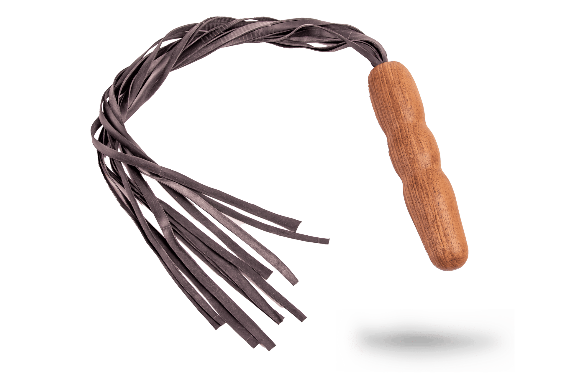 Knechtholz Peitsche Flogger – Summsi Edition aus Nussholz, Dildo, handgefertigt, mit weichen Lederbändern für sanfte bis intensive Stimulation.