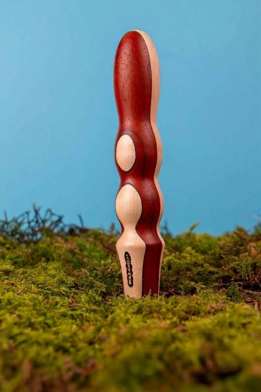 STROLCHI color Holzvibrator Holzdildo Moos Natur || Signature Edition Holz-Knecht.at