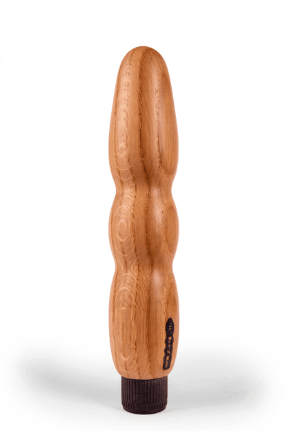 SUMMSI Holzvibrator Holzdildo  Edition aus robustem Eichenholz, handgefertigtes Holzdildo von Holz-Knecht, ideal für umweltfreundliche Stimulation.