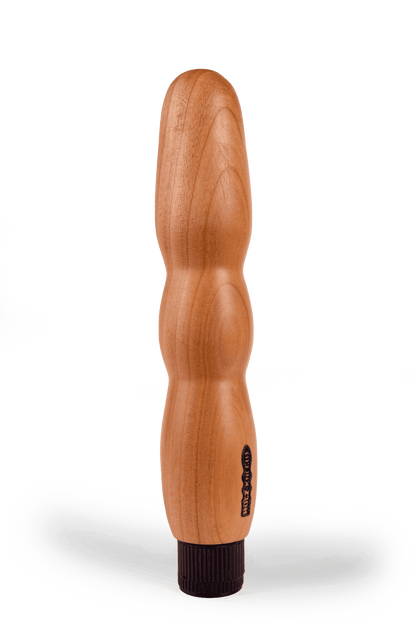 SUMMSI Holzvibrator Holzdildo  Edition, handgefertigt aus edlem Kirschholz von Holz-Knecht, für eine natürliche und sanfte Stimulation.