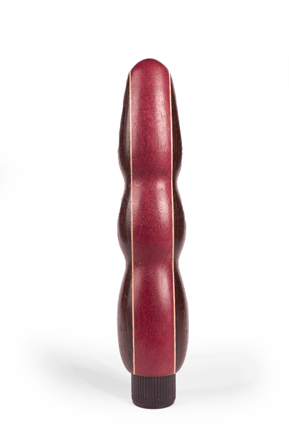 SUMMSI Holzvibrator Holzdildo PurPur Edition, handgefertigter Holzdildo von Holz-Knecht, aus edlem purpurfarbenem Naturholz für sanfte Stimulation.