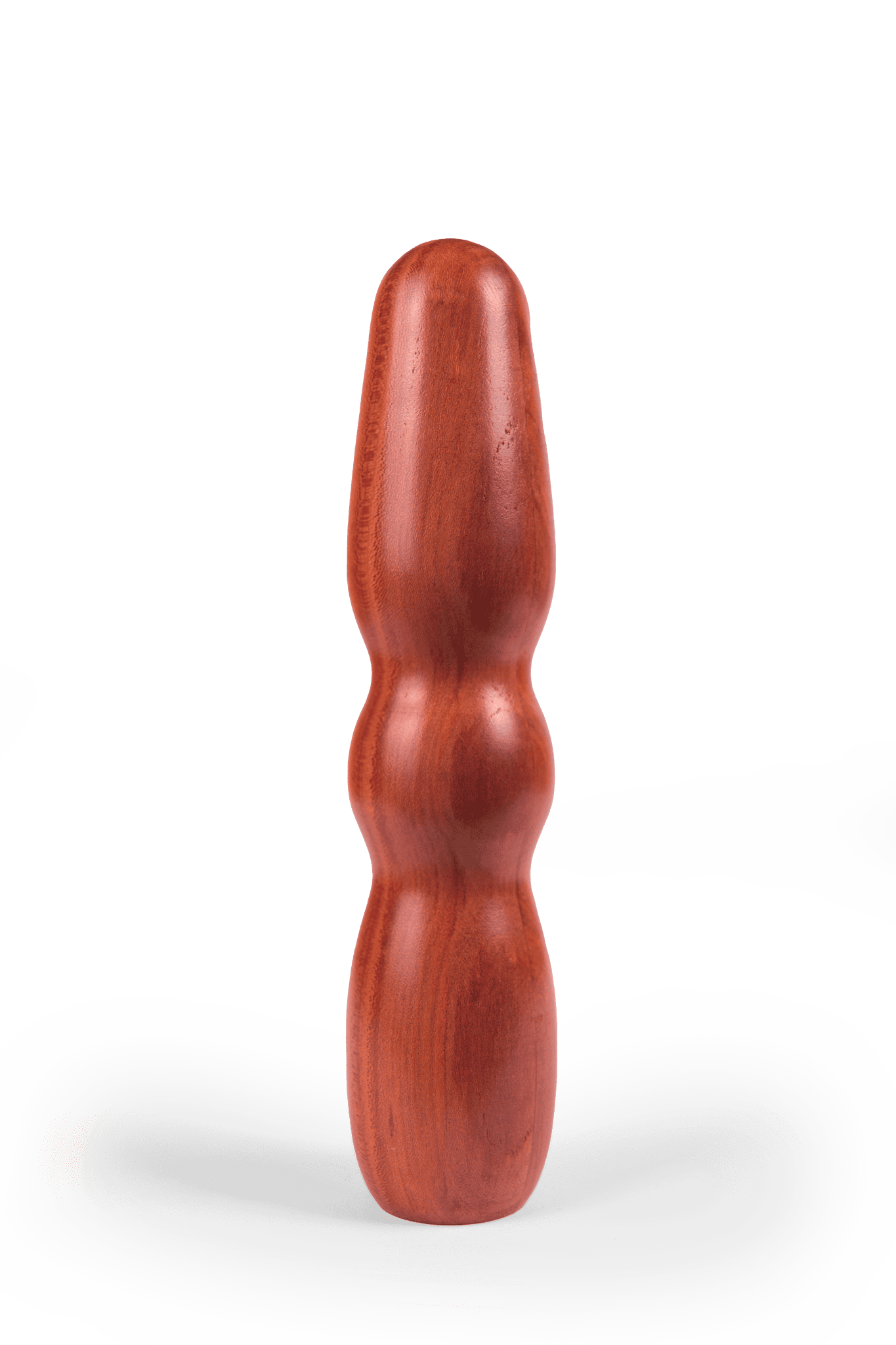 SUMMSI Holzvibrator Holzdildo Hoamatland Edition, gefertigt aus Zwetschgenholz, handgefertigtes Natur-Erotikspielzeug von Holz-Knecht für sanfte Stimulation.