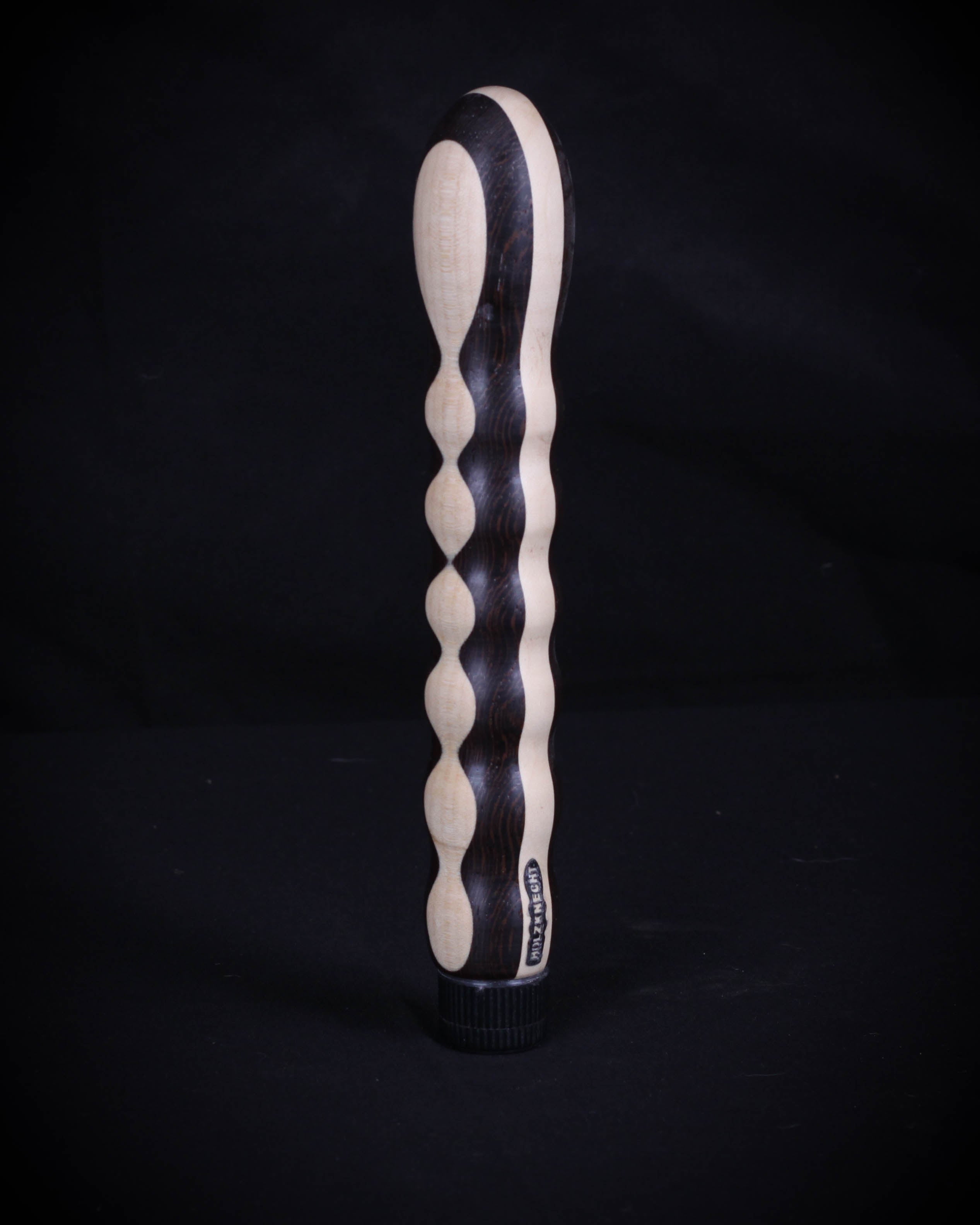 LAUSBUB || Black&White || Holzvibrator || Holzdildo || Sex Toy || Wood Vibrator || handmade by Holz-Knecht.at