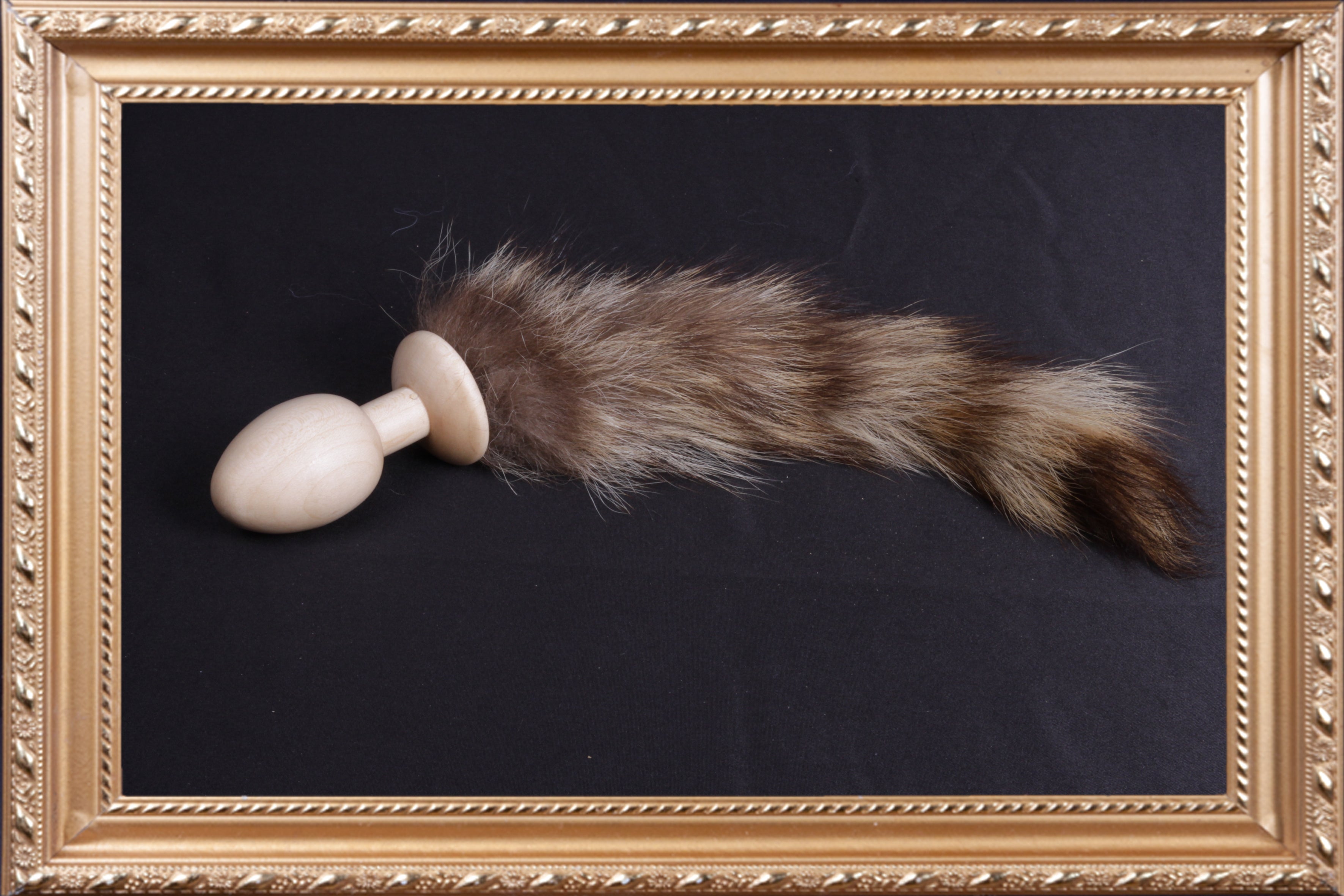 OACHKATZLSCHWOAF Ahorn Waschbär || Wooden Furry Tail Anal Butt Plug Holz|| Fox Bunny Raccoon || Sex Toy || Handmade by Holz-Knecht.at