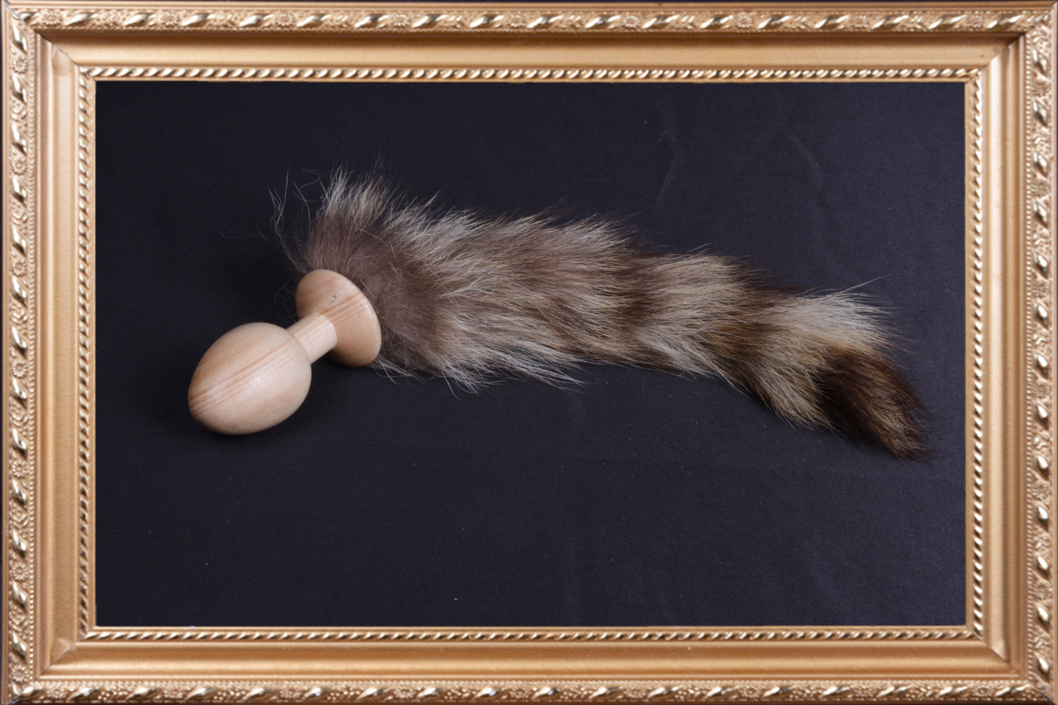 OACHKATZLSCHWOAF Zirbe Waschbär || Wooden Furry Tail Anal Butt Plug Holz|| Fox Bunny Raccoon || Sex Toy || Handmade by Holz-Knecht.at